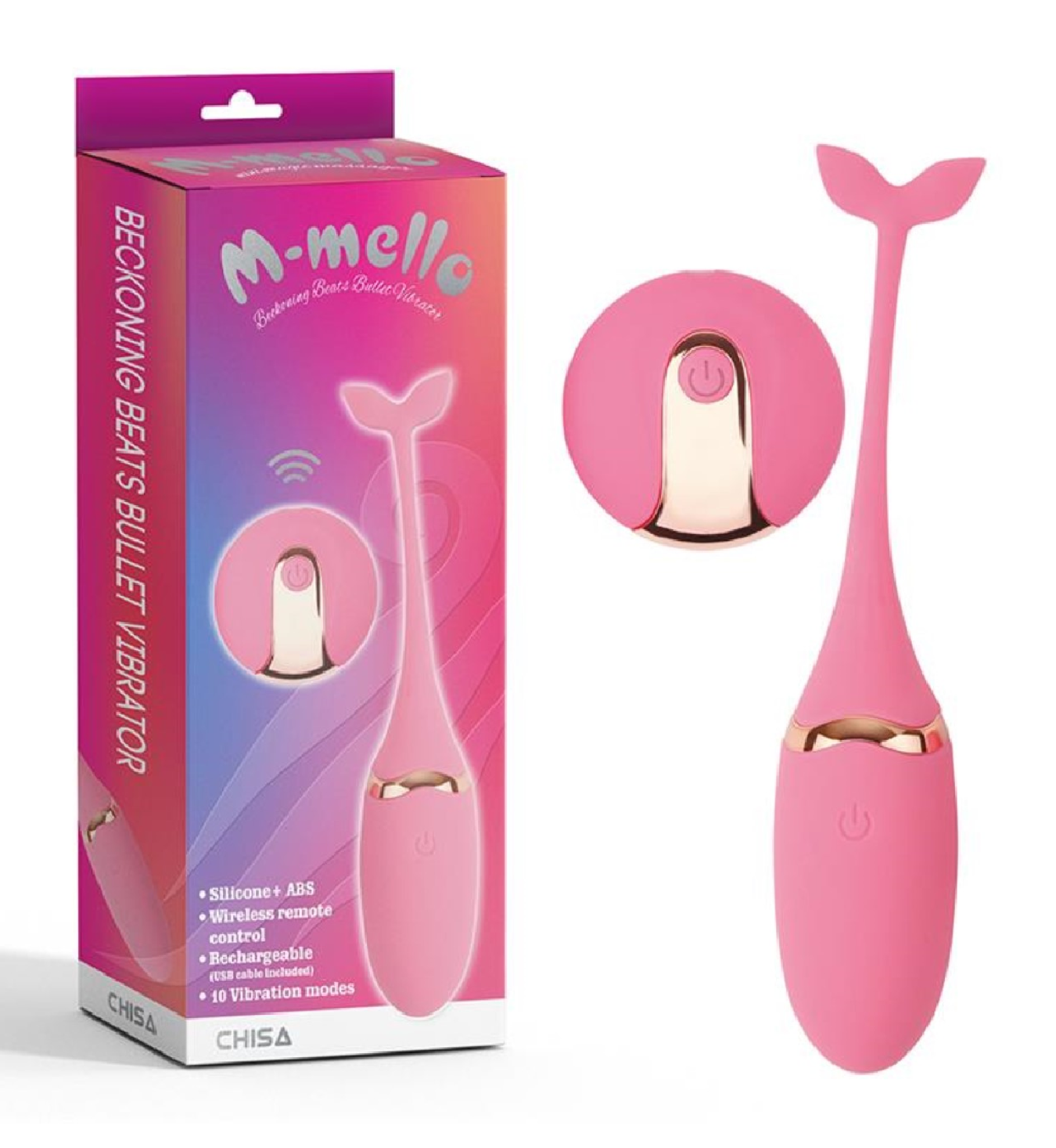 Beckoning Beats Bullet Vibrator Pink  CN 621593256